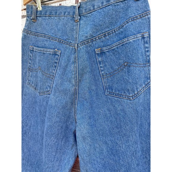 Vintage 1980s MOM Jeans Front Full Rhinestone Front - Picture 12 of 16